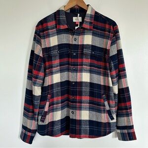 Marine Layer Signature Lined Camping Shirt Size Small